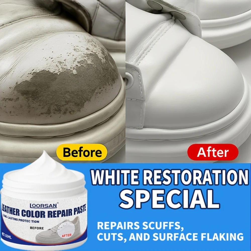 Sneaker Care Spray - KJM White Leather Repair Cream –