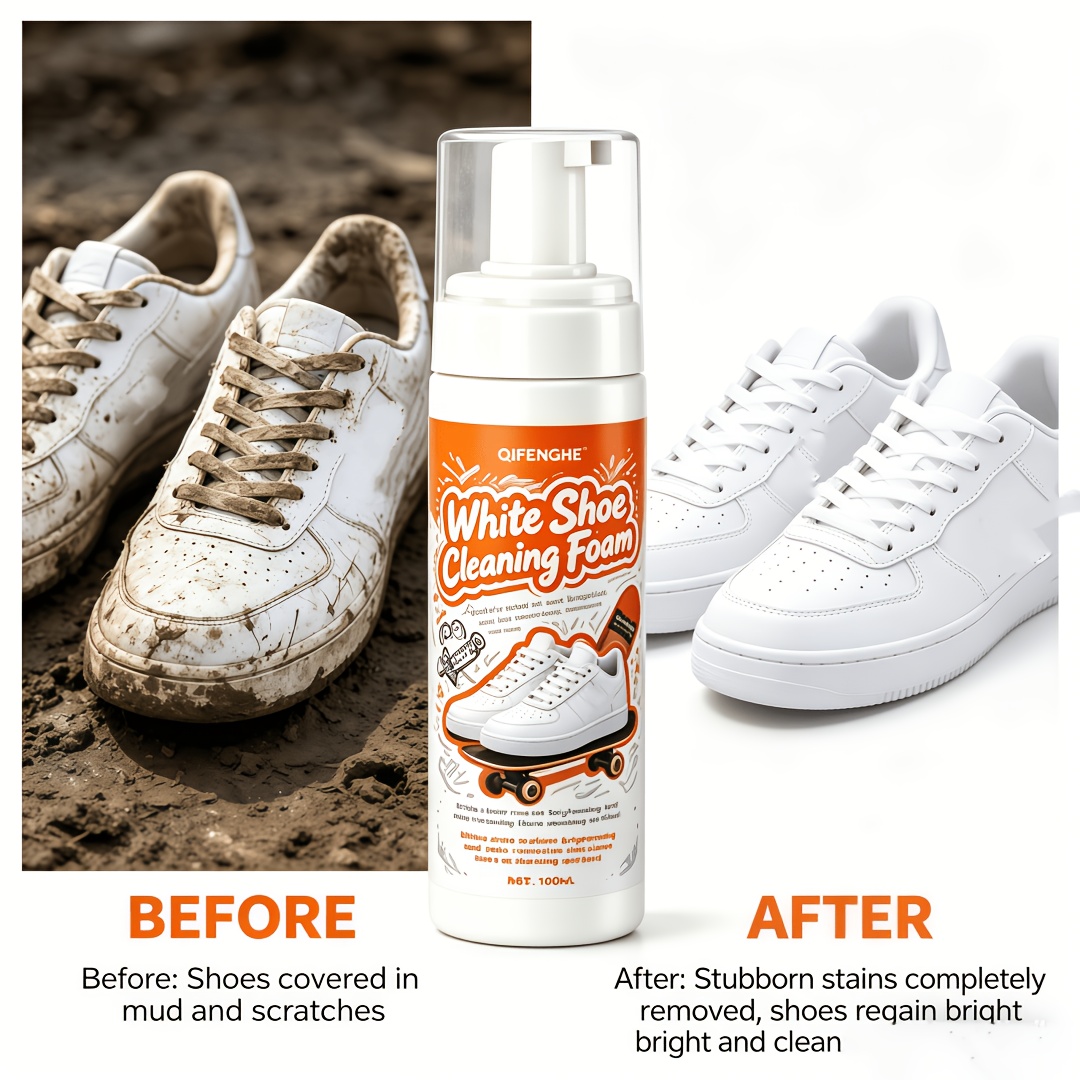 Portable No Rinse White Shoe C - Sneaker Care Spray 评论和价格