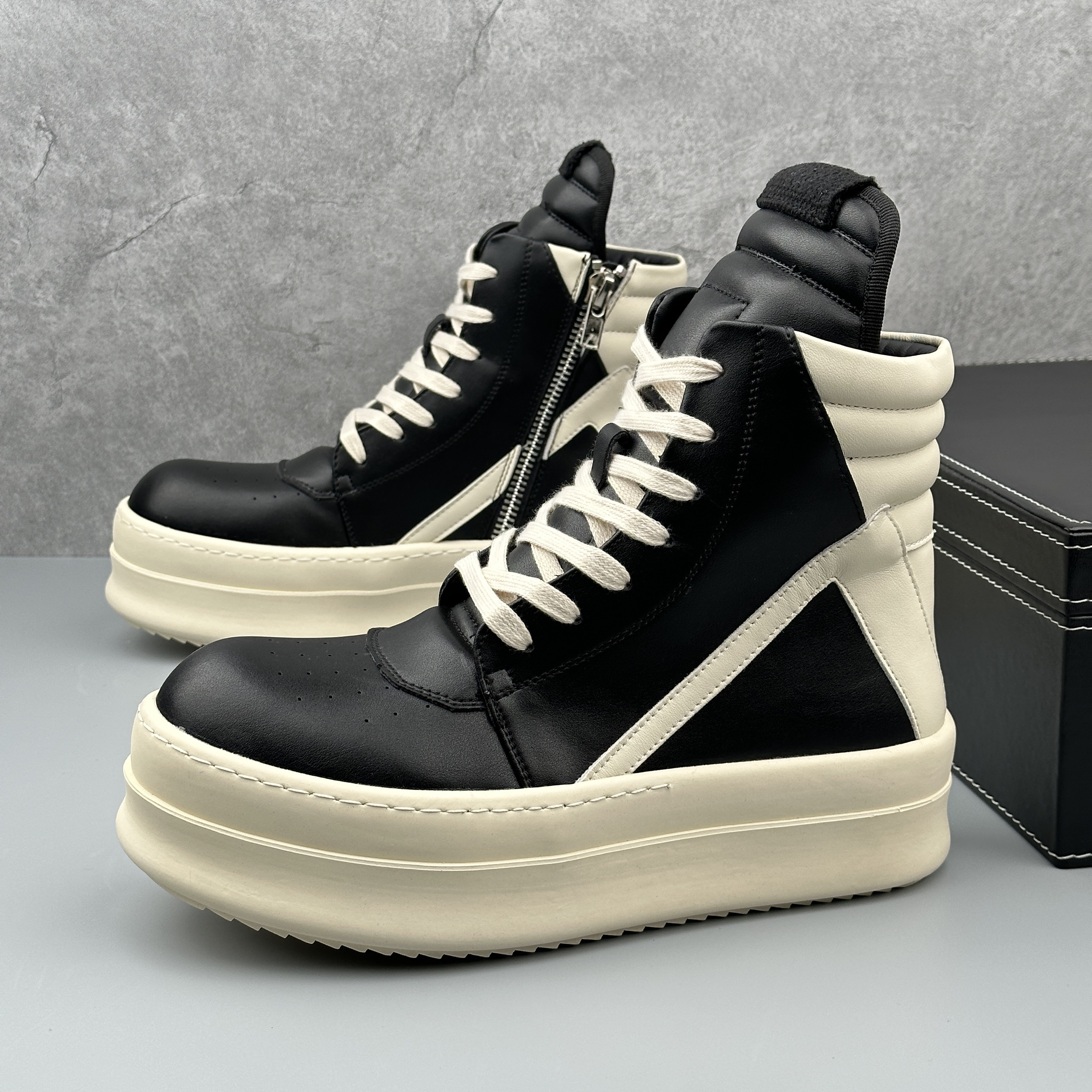 Men's Motorcycle Boots Platfor - Sneaker Zone 评论和价格