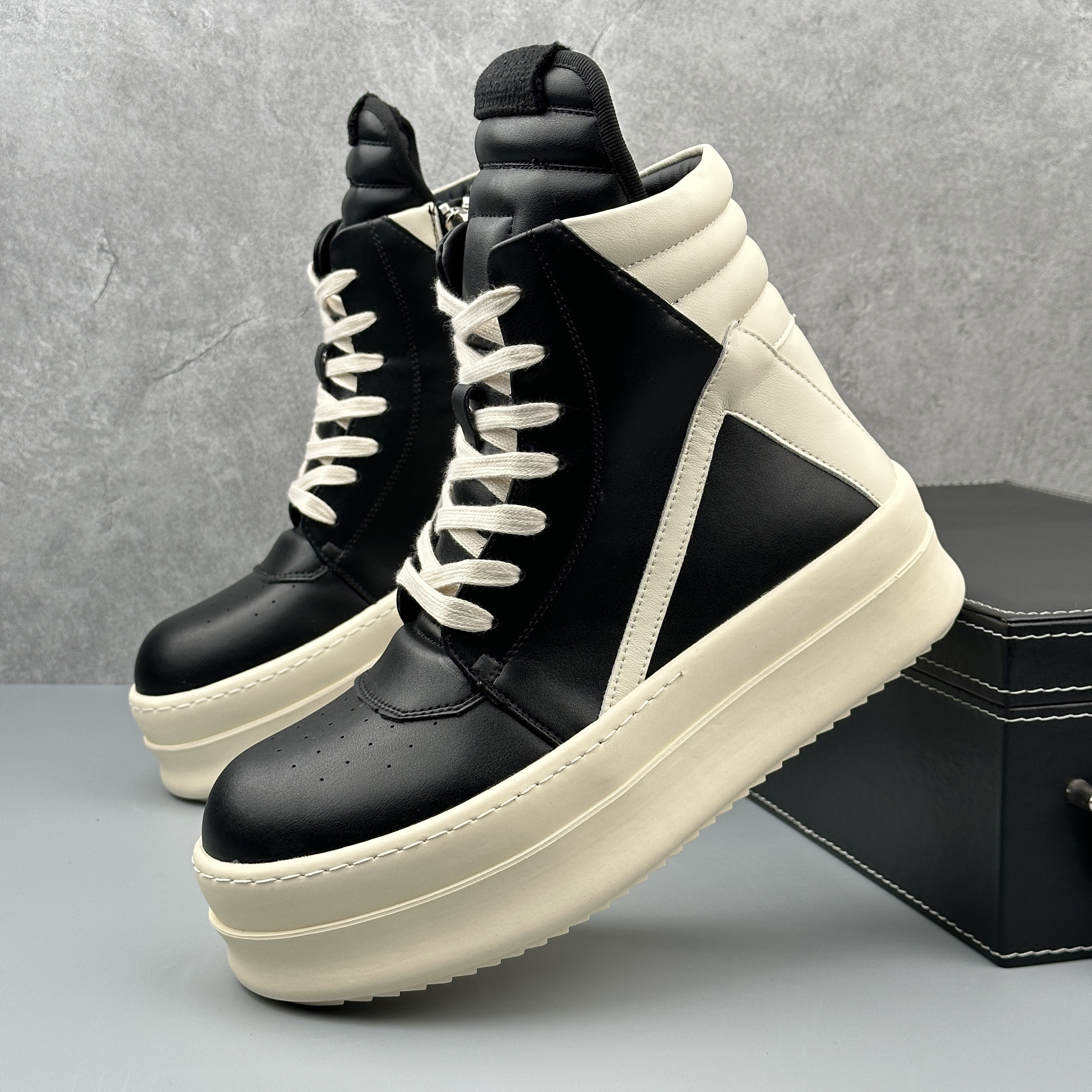 Men's Motorcycle Boots Platfor - Sneaker Zone 评论和价格