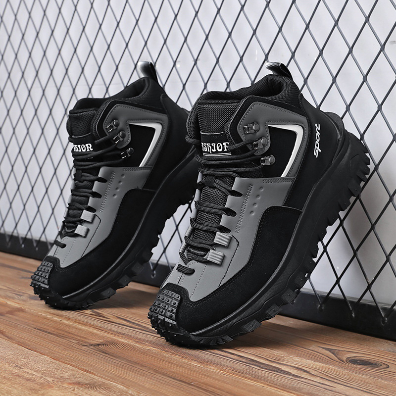 Black And Tan Mid Top Hiking B - Sneaker Zone 评论和价格