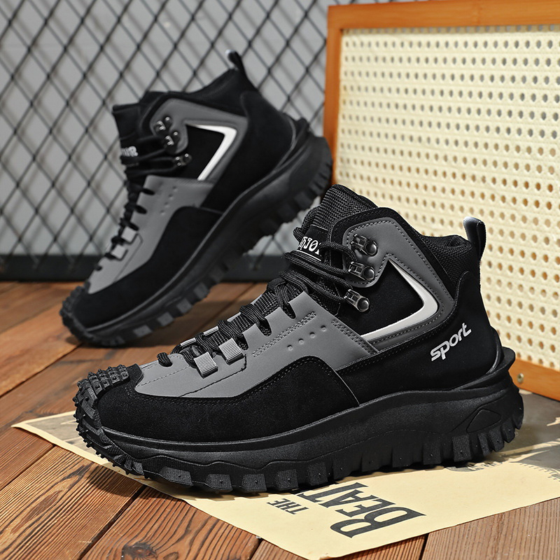 Black And Tan Mid Top Hiking B - Sneaker Zone 评论和价格