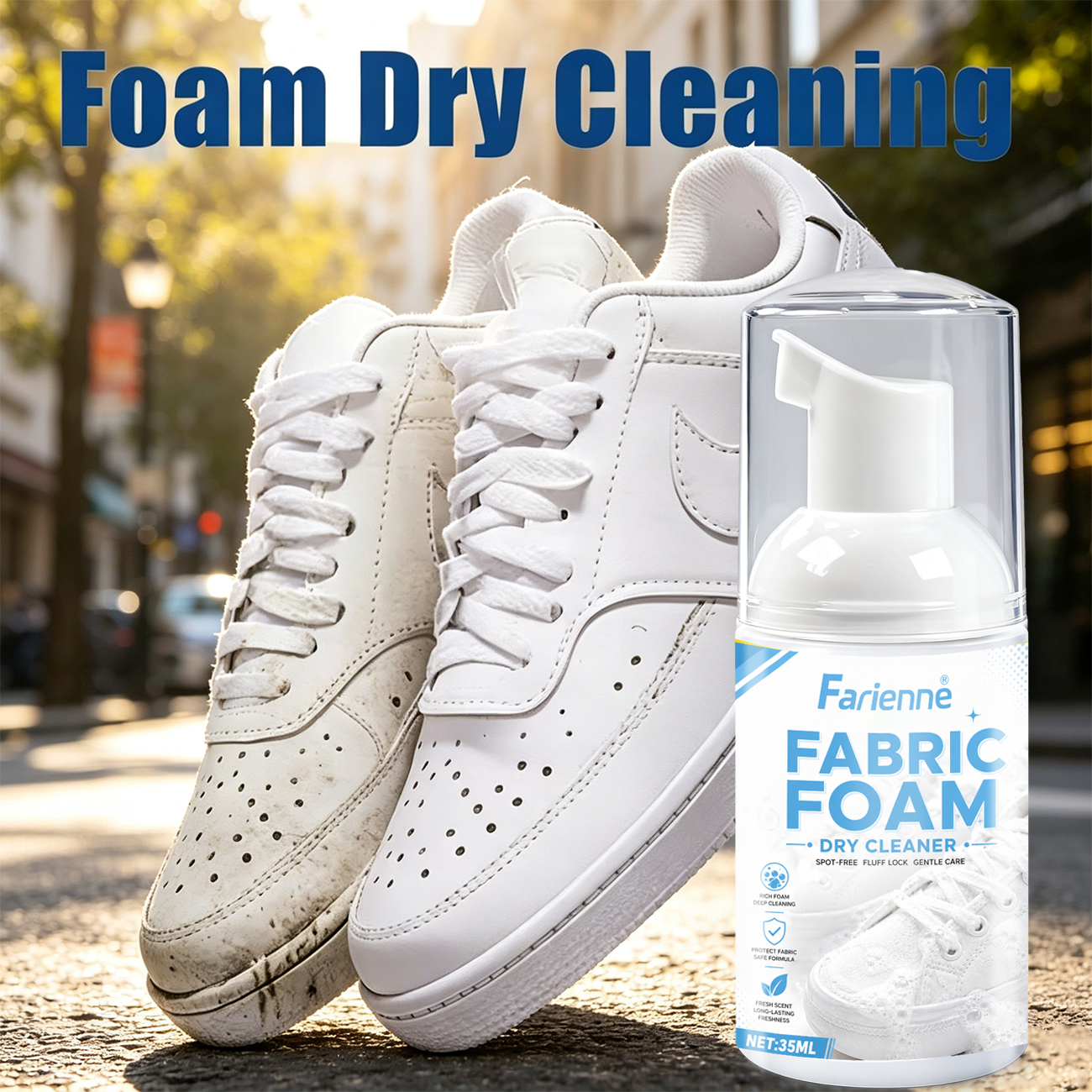 Farienne Fabric Foam Dry Clean - Sneaker Care Spray 评论和价格