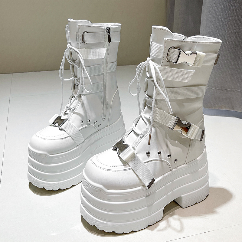 13.5CM,17CM Women Punk Boots A - Sneaker Zone 评论和价格