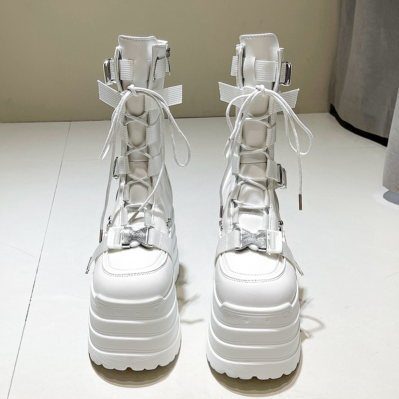 13.5CM,17CM Women Punk Boots A - Sneaker Zone 评论和价格