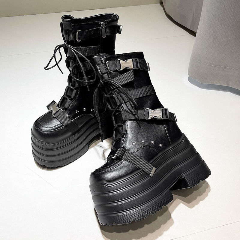 13.5CM,17CM Women Punk Boots A - Sneaker Zone 评论和价格